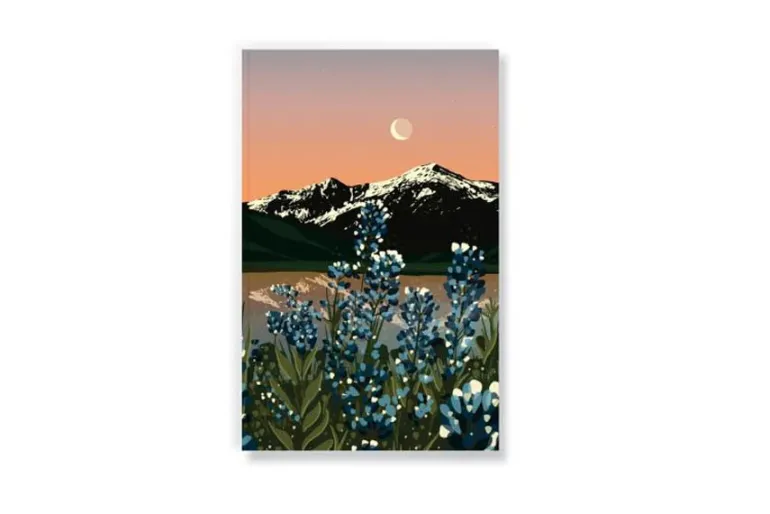 Denik Layflat Notebook – 5×8 – Snail and Mushroom