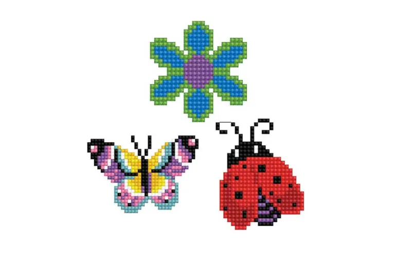 Diamond Dotz BIG DOTZ Sticker Kit – Star Rainbow 2pc Set
