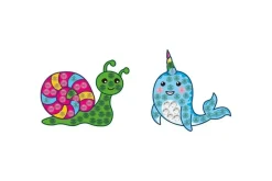 Diamond Dotz BIG DOTZ Sticker Kit – Slip & Swim 2pc Set