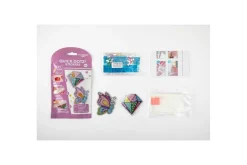 Diamond Dotz BIG DOTZ Sticker Kit – Butterfly Sparkle 2pc Set