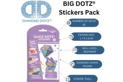 Diamond Dotz BIG DOTZ Sticker Kit – Love Buzz 2pc Set