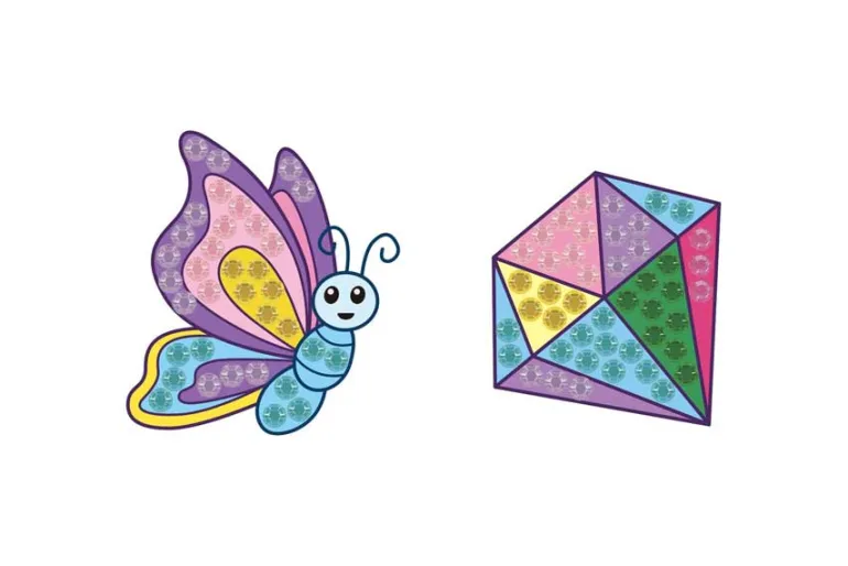 Diamond Dotz BIG DOTZ Sticker Kit – Love Buzz 2pc Set