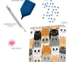 Diamond Dotz Cat Clan