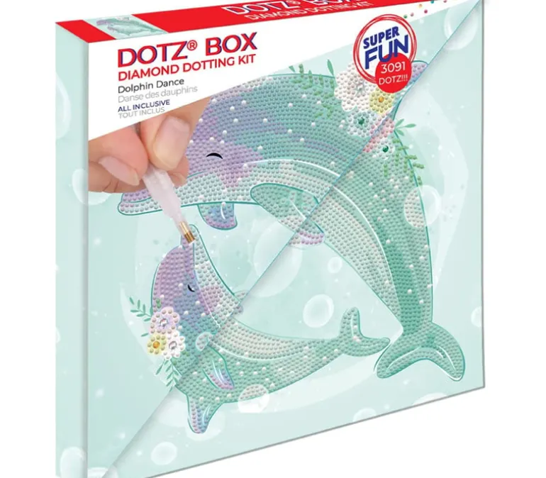 Diamond Dotz Dancing Dolphins