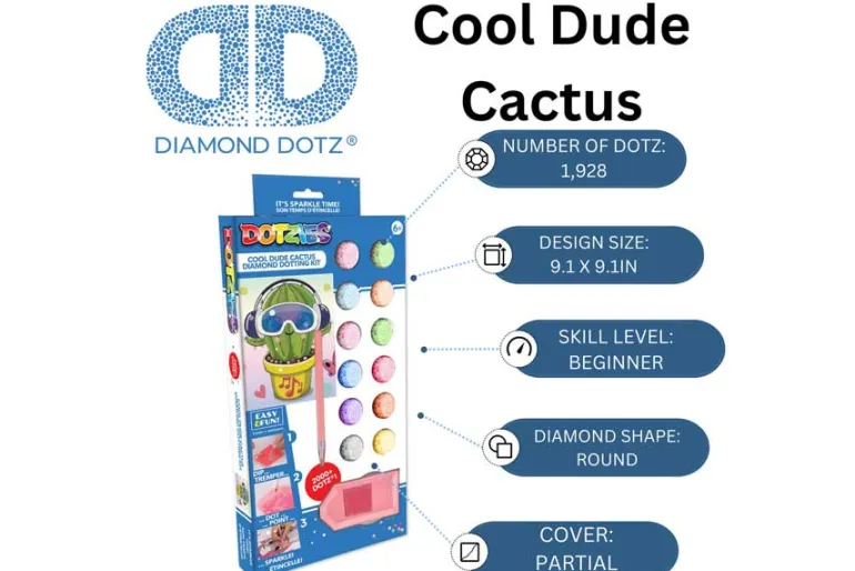 Diamond Dotz DOTZIES Kit – Cool Dude Cactus