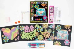 Diamond Dotz DOTZIES Neon Flock Kit – Anime Girls 4pc Set
