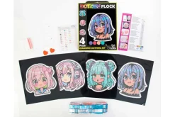 Diamond Dotz DOTZIES Neon Flock Kit – Anime Girls 4pc Set