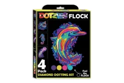 Diamond Dotz DOTZIES Neon Flock Kit – Wild 4pc Set