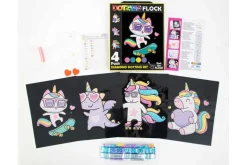 Diamond Dotz DOTZIES Neon Flock Kit – Unicorns 4pc Set
