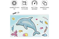 Diamond Dotz DOTZIES Zipper Pouch Kit – Llama Party