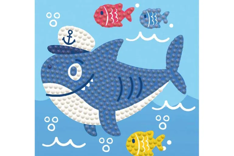 Diamond Dotz Framed Kit – Shark Ahoy!