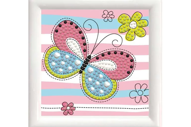 Diamond Dotz Framed Kit – Springtime Butterfly