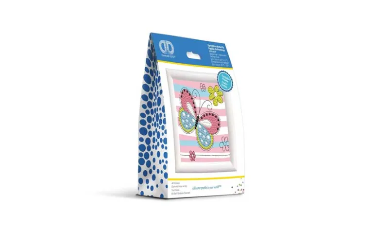 Diamond Dotz Framed Kit – Springtime Butterfly