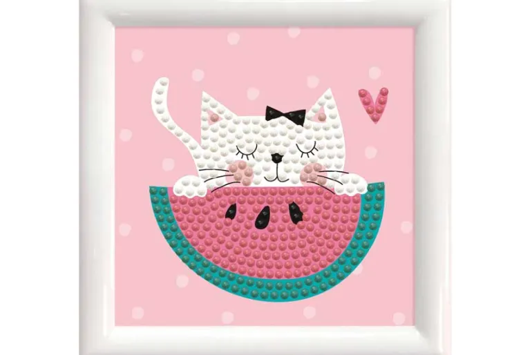 Diamond Dotz Framed Kit – Woodland Tiger