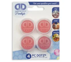 Diamond Dotz Freestyle Wax Pots – 4 Piece