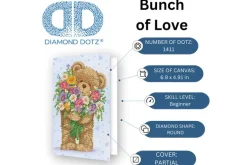 Diamond Dotz Greeting Card Kit – Cupcake Thank You