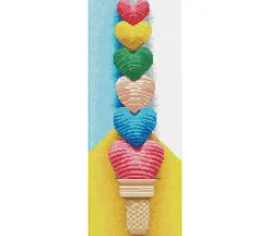 Diamond Dotz Ice Cream Hearts Kit