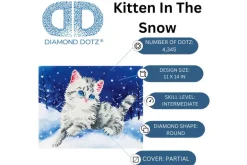 Diamond Dotz Kit – Kitten In The Snow