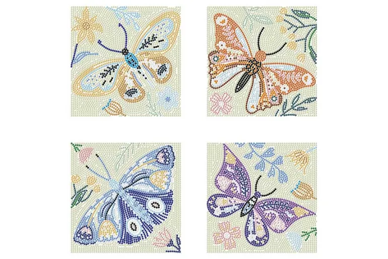 Diamond Dotz Mini Dotz Kit – Teatime Posies 4pc Set