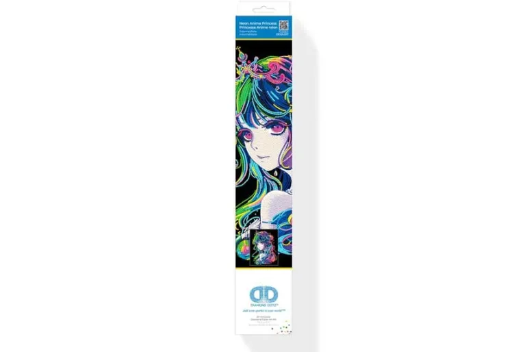 Diamond Dotz Neon Flock Kit – Anime Princess