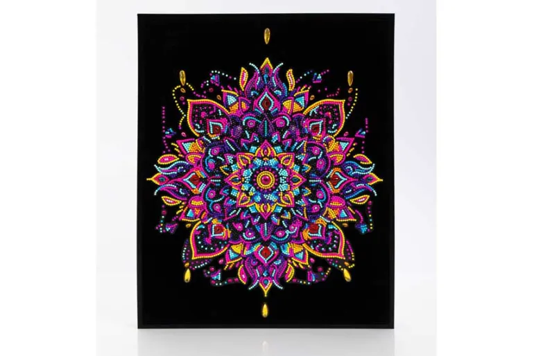 Diamond Dotz Neon Flock Kit – Mandala