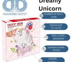 Diamond Dotz Neon Rainbow Leopard