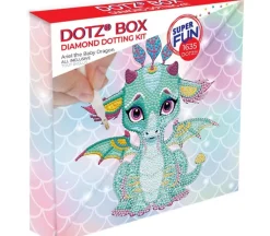 Diamond Dotz Neon Rainbow Leopard