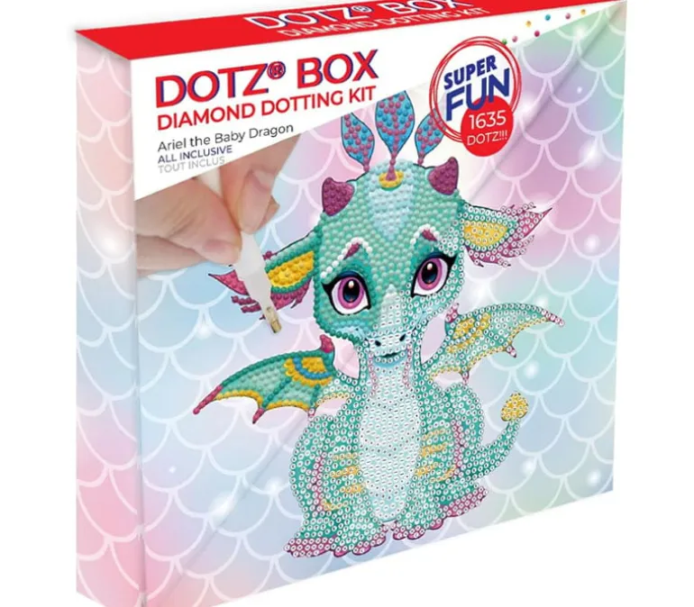 Diamond Dotz Neon Rainbow Leopard