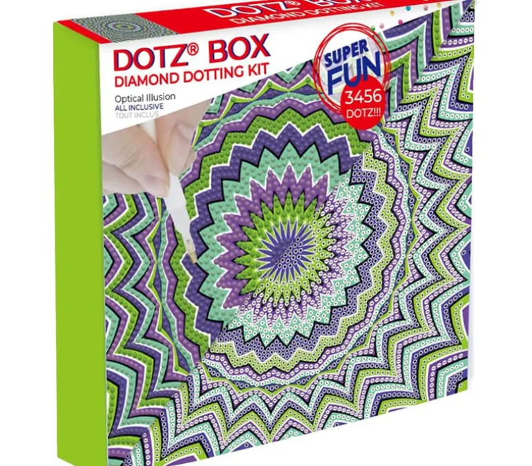 Diamond Dotz Neon Rainbow Leopard