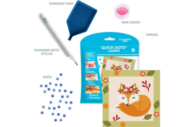 Diamond Dotz Quick Dotz Kit – Forest Fox
