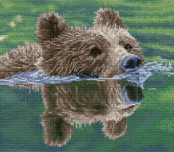 Diamond Dotz Squares Grizzly Swim Kit