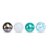 Diamond Star Glass Sphere Figurines – 1 Sphere – Color Shipped is Randomly Picked