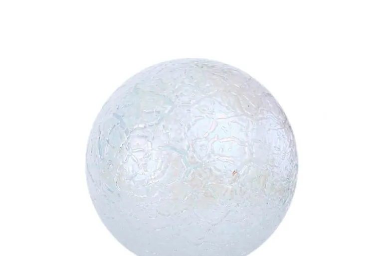 Diamond Star Glass Sphere Figurines – 1 Sphere – Color Shipped is Randomly Picked