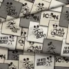 Disney Minnie Mouse Floral Fantasy on Pink Fabric