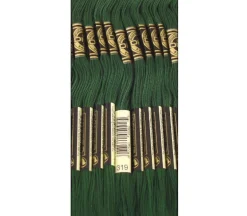 DMC Embroidery Floss – Six Strand – Dark Green Shades (view colors)