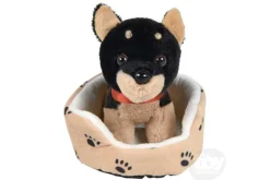 8″ Dog In Bed Plush