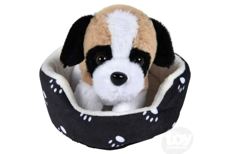 8″ Dog In Bed Plush