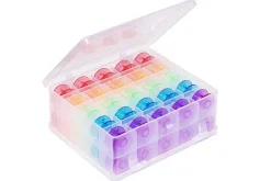 Double Sided Bobbin Box with 50 Bobbins