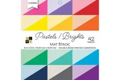 Double-Sided Cardstock Stack 12″X12″ – Diecut Shapes
