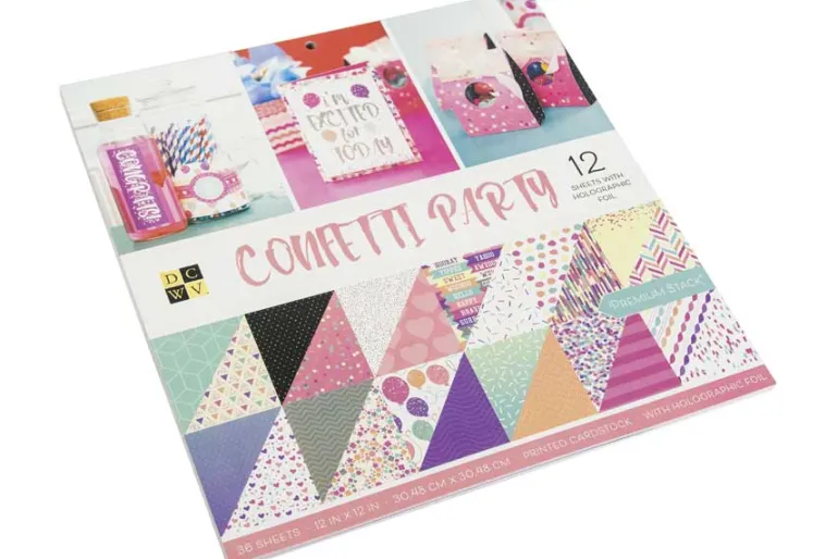 Double-Sided Cardstock Stack 6″X6″ – Flip/Slide Pastels Solid