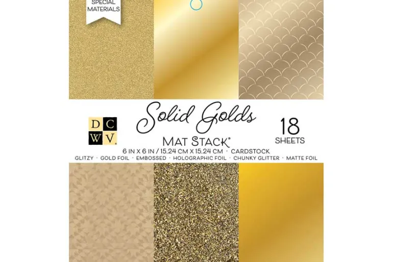 Double-Sided Cardstock Stack 6″X6″ – Flip/Slide Pastels Solid
