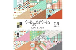 Double-Sided Cardstock Stack 6″X6″ – Flip/Side Pastels & Brights