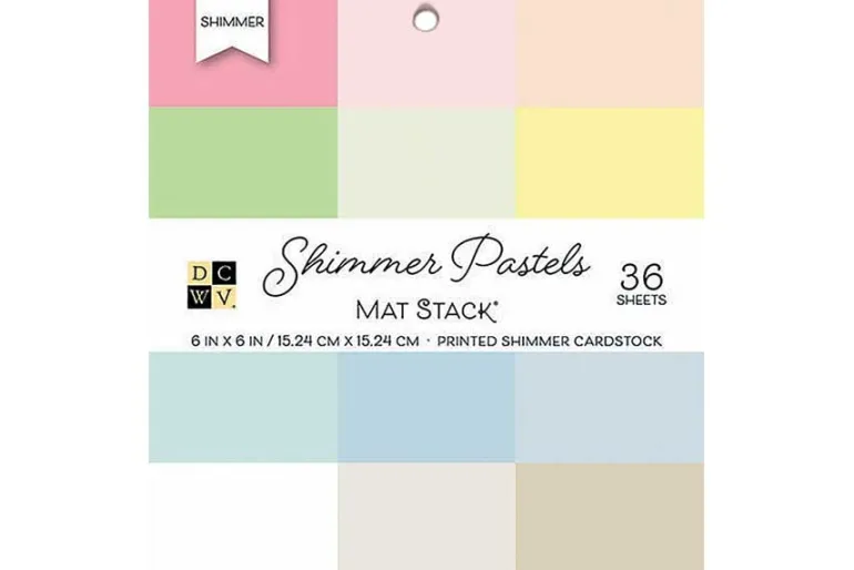 Double-Sided Cardstock Stack 6″X6″ – Flip/Side Pastels & Brights