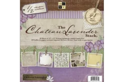 Double-Sided Cardstock Stack 12″X12″ – Posh & Pink