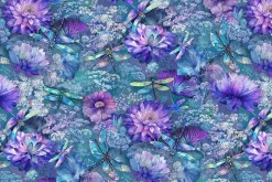Dragonfly Mist Flying Dragonflies and Florals