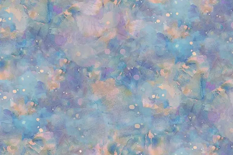 Dragonfly Mist Watercolor Texture in Blue