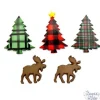 Dress It Up Button – Christmas Cabin