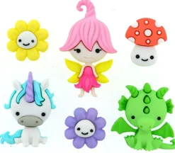 Dress It Up Button – Fairies Welcome
