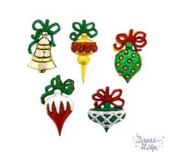 Dress It Up Buttons – Christmas Ornament