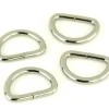 D-Rings 3/4-inch Silver 4ct #STS114S